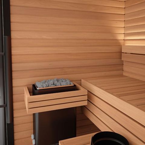 Auroom Mira L Outdoor Cabin Sauna Kit