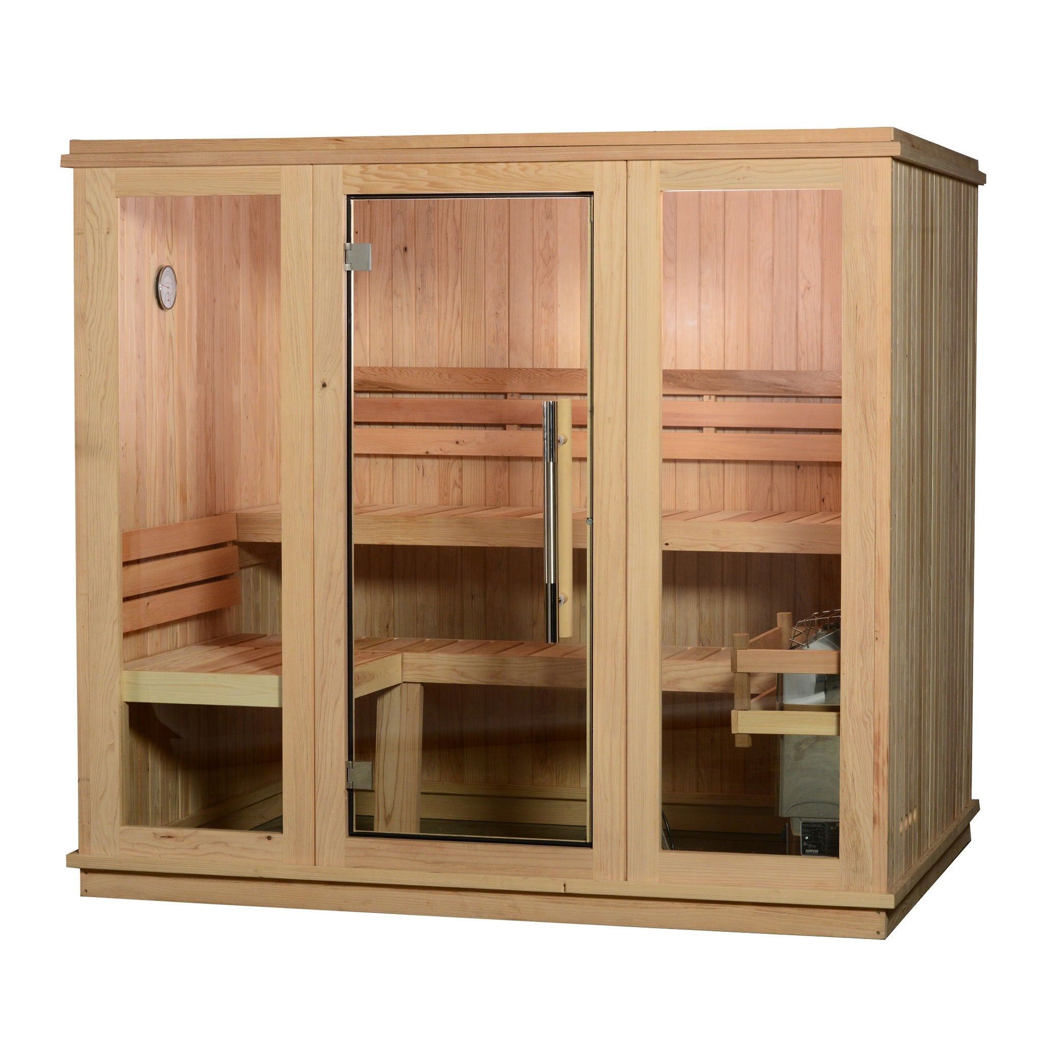 The Rusticus 6-Person Indoor Sauna