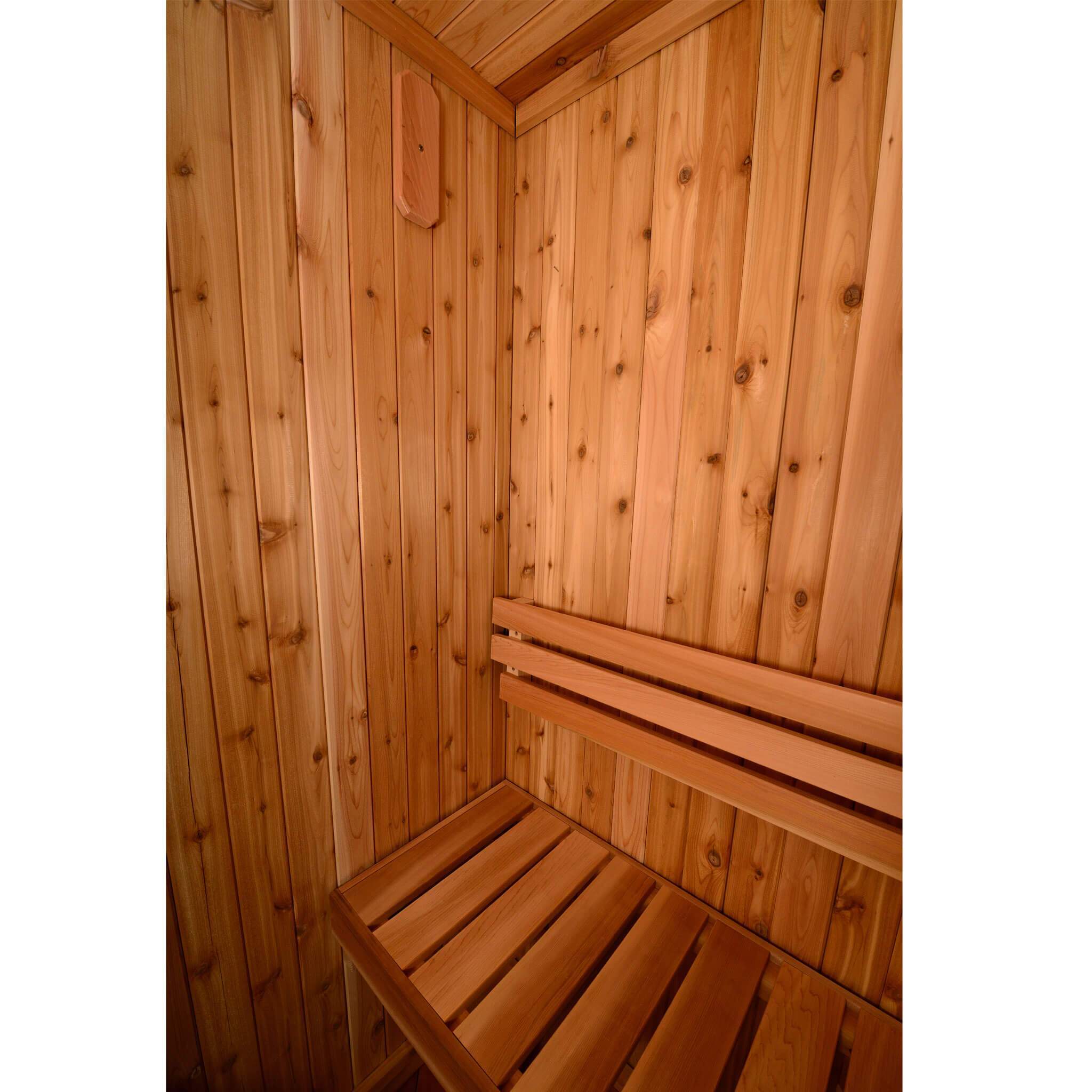 The Rusticus 1-Person Indoor Sauna
