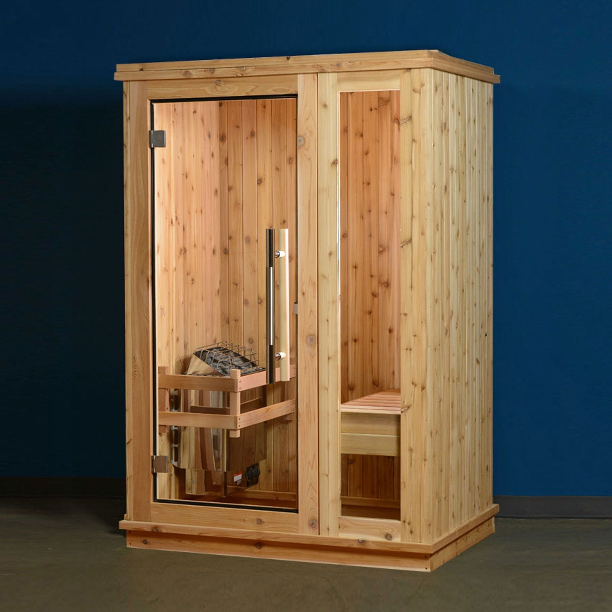The Rusticus 1-Person Indoor Sauna