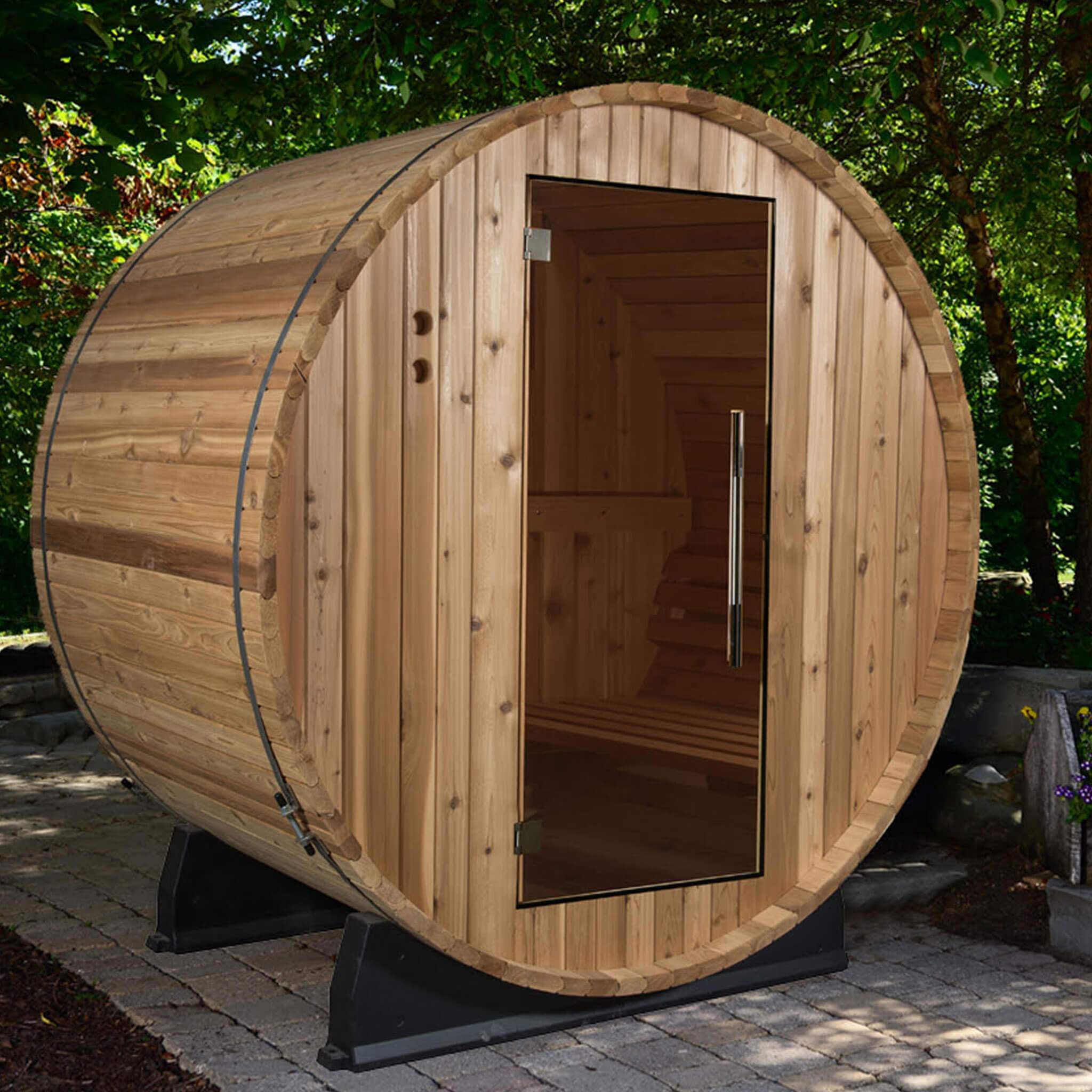 The Zeno 2-Person Barrel Sauna