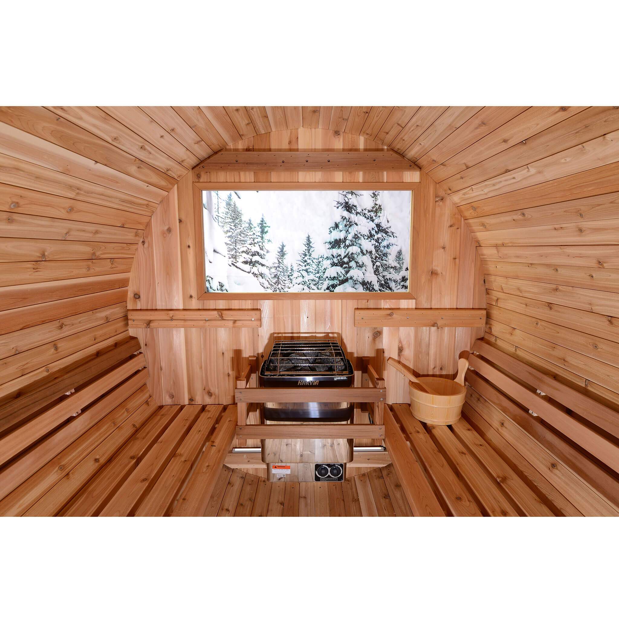The Zeno 2-Person Barrel Sauna