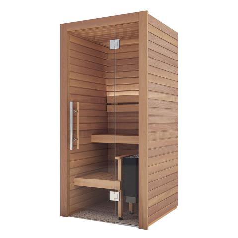 Auroom Cala Glass Mini Sauna (Thermo-Aspen)
