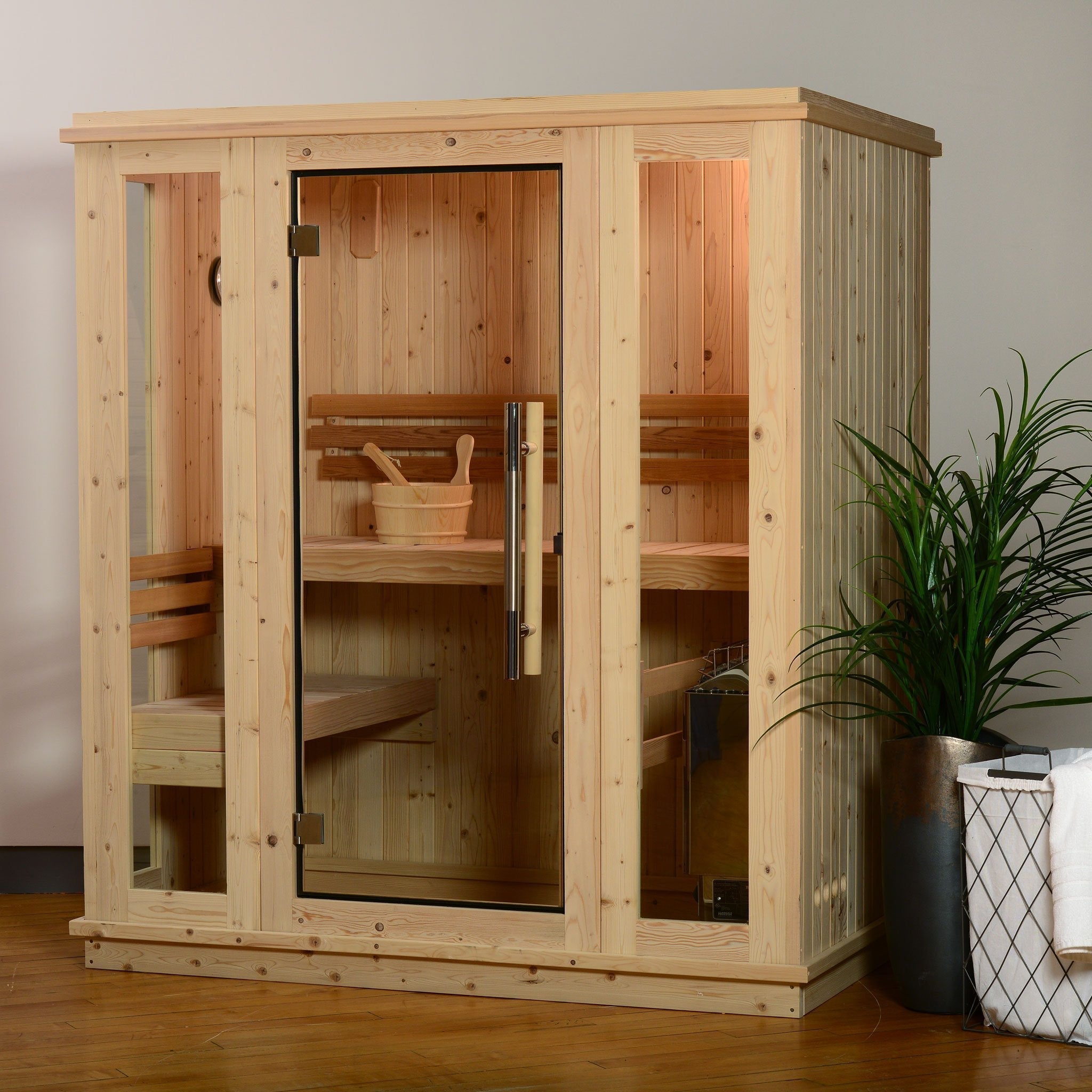 The Rusticus 2-3 Person Indoor Sauna